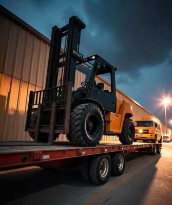 Heavy Equipment & Large Machinery Transportation Service